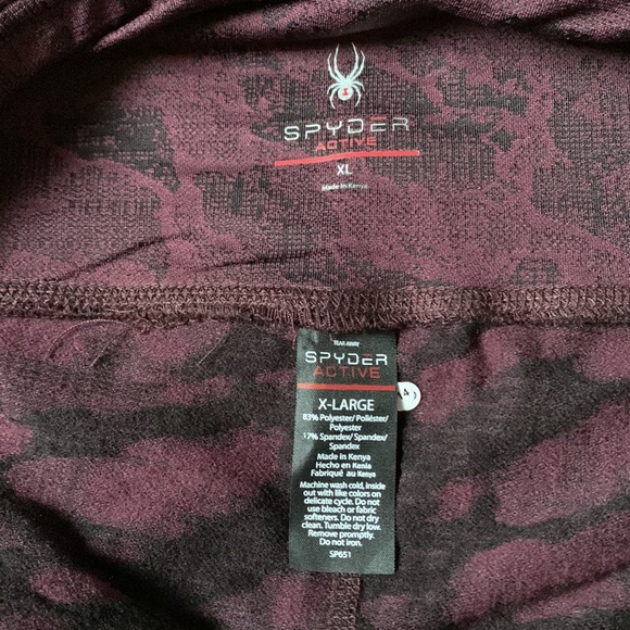 Spyder Active Fleece Lined Leggings Size XL NWT - Picture 3 of 3